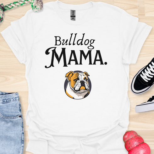 Bulldog Mama - V3 - Retro Graphic T-Shirt